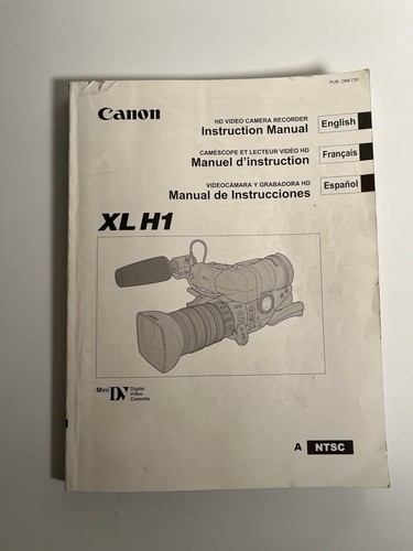 Xlh1 canon manuale istruzioni - xlh1,